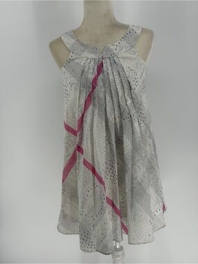 Burberry Check Sleeveless Cotton Dress Girls Size 14Y